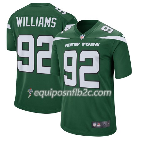 Camiseta Hombre NFL New York Jets Leonard Williams 92  Nike Verde